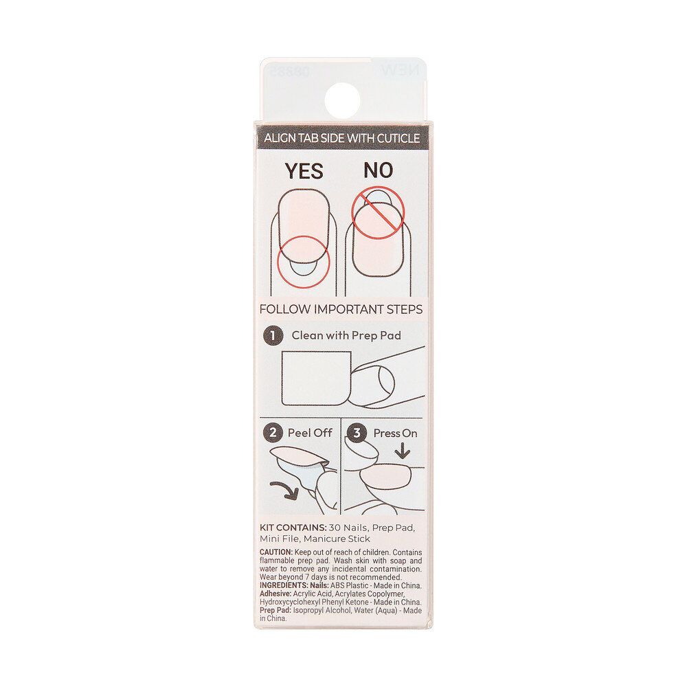 Kiss KISS imPRESS No Glue Mani Nudes & Neutrals Press On Nails, 30pcs